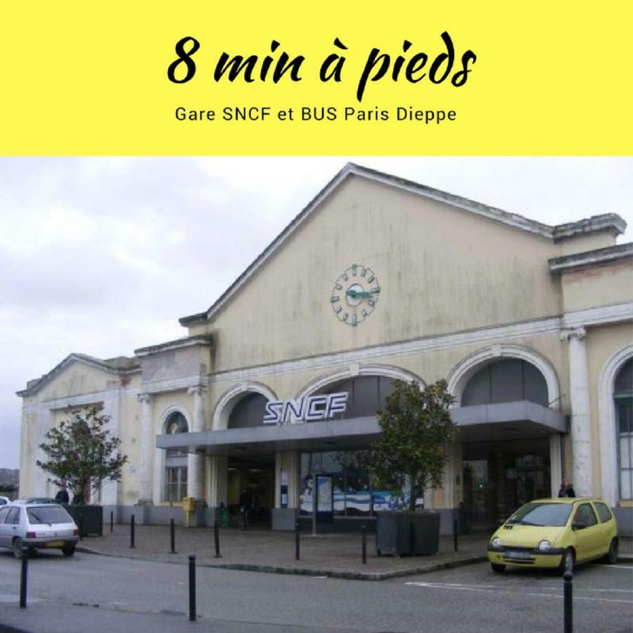 L'Etablissement La Plage A 2 Pas, Vous Propose 4 Appartements Neufs, Netflix, Lits Faits A Votre Arrivee, Serviettes De Toilette, Menage, Wifi, En Hyper Centre ,Plage A 100M, Box A Velos, Paiement 3 Fois Sans Frais, Prix Tout Compris Dieppe Luaran gambar